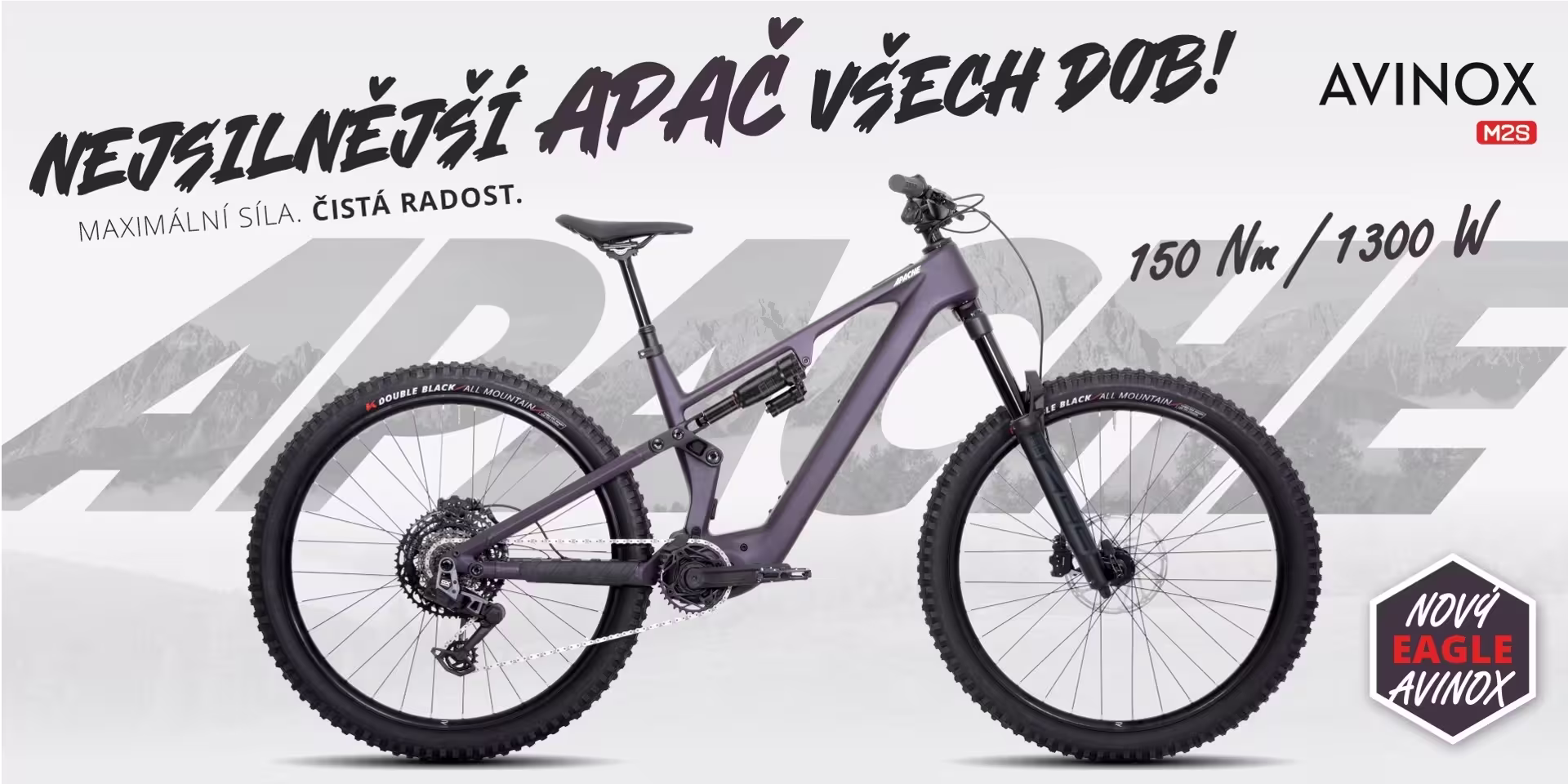 Nejsilnější Apač všech dob! Nový Apache Eagle Avinox - 150 Nm / 1300 W